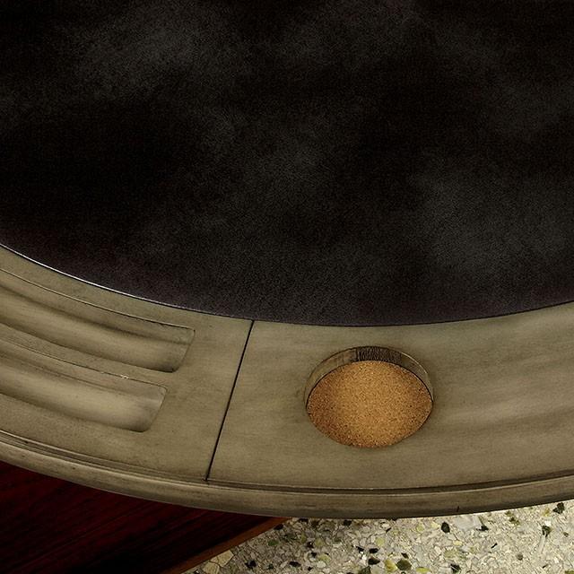 YELENA Gray Game Table - Carl's Furniture (Garden City, KS)