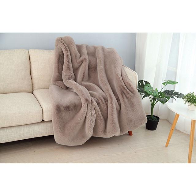 Caparica Blush Throw, Blush - Carl's Furniture (Garden City, KS)