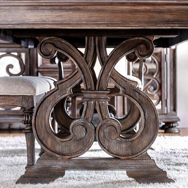 ARCADIA Rustic Natural Tone, Ivory Dining Table - Carl's Furniture (Garden City, KS)