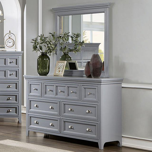 CASTLILE Dresser, Gray - Carl's Furniture (Garden City, KS)