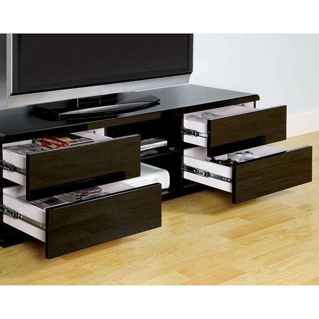 Cerro Black 59" TV Console, Black - Carl's Furniture (Garden City, KS)