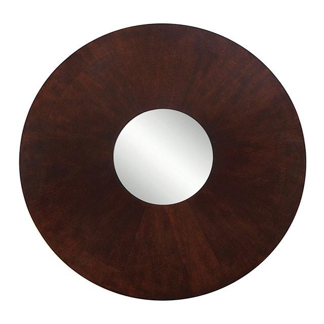 Cimma Espresso Round Dining Table - Carl's Furniture (Garden City, KS)