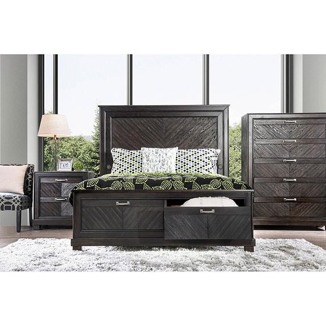 Argyros Espresso Night Stand - Carl's Furniture (Garden City, KS)
