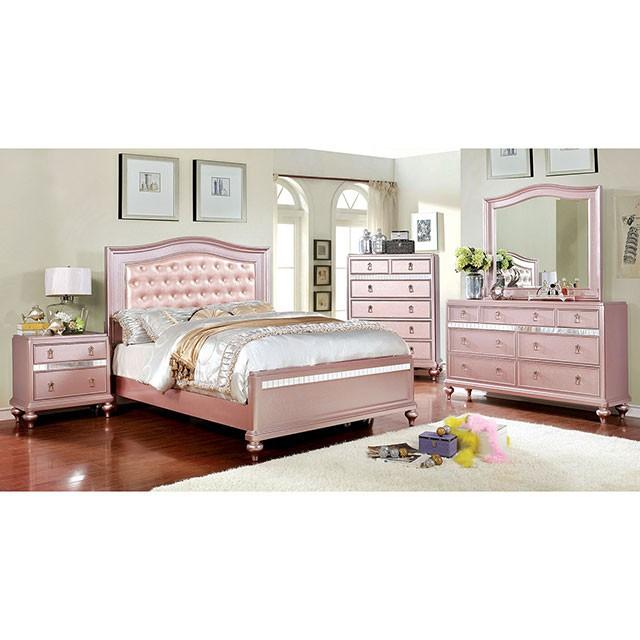 Ariston Rose Gold Dresser - Carl's Furniture (Garden City, KS)