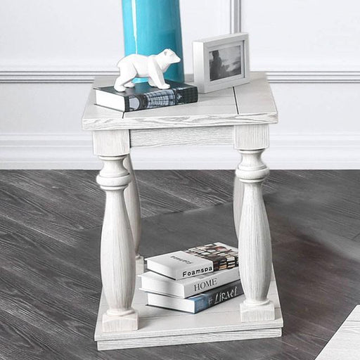 Arlington Antique White End Table - Carl's Furniture (Garden City, KS)