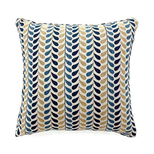 DROPP 18" X 18" Pillow, Blue & Yellow (2/CTN) - Carl's Furniture (Garden City, KS)