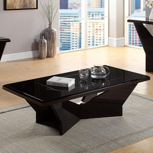 DUBENDORF Coffee Table, Black - Carl's Furniture (Garden City, KS)