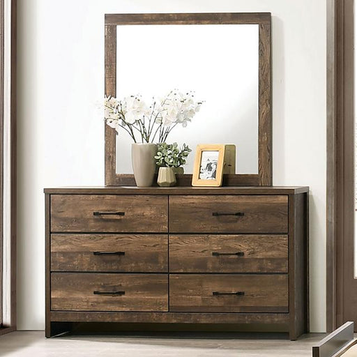 DUCKWORTH Dresser, Light Walnut - Carl's Furniture (Garden City, KS)