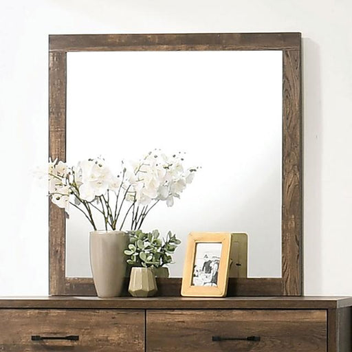 DUCKWORTH Mirror, Light Walnut - Carl's Furniture (Garden City, KS)