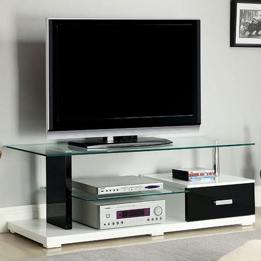 Egaleo Black/White 55" TV Console - Carl's Furniture (Garden City, KS)