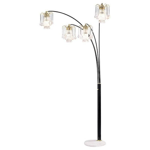 Elouise Black/Gold Arch Lamp - Carl's Furniture (Garden City, KS)