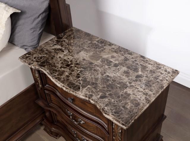 ESPARANZA Night Stand, Brown Cherry - Carl's Furniture (Garden City, KS)