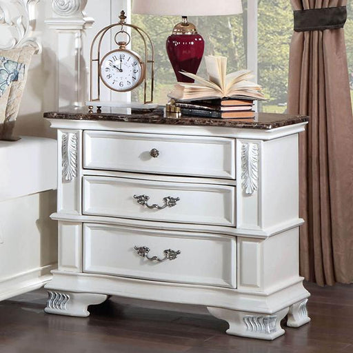 ESPARANZA Night Stand, Pearl White - Carl's Furniture (Garden City, KS)