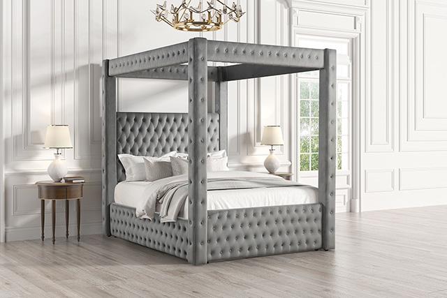 Etherea Bed Gray & Black - Carl's Furniture (Garden City, KS)