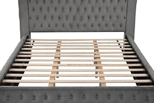 Etherea Bed Gray & Black - Carl's Furniture (Garden City, KS)