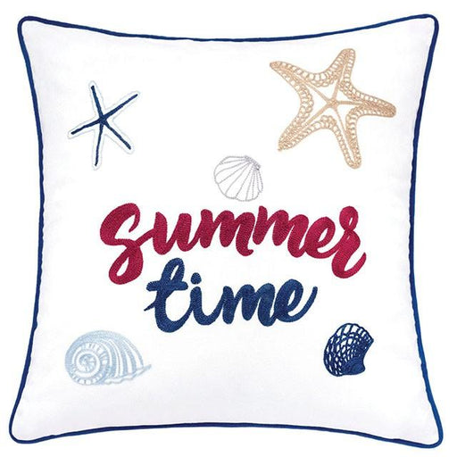 Emmie White 20" X 20" Pillow, Summer Time - Carl's Furniture (Garden City, KS)