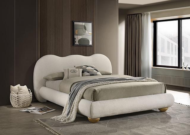Finamore Bed White - Carl's Furniture (Garden City, KS)