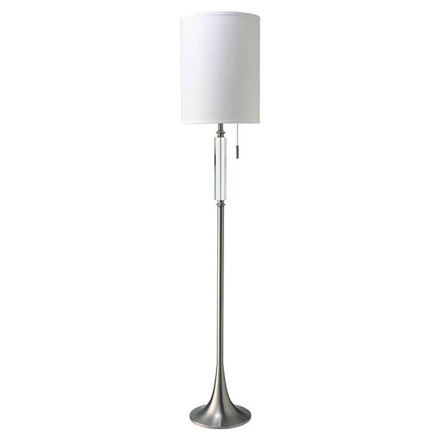 Aya White Floor Lamp - Carl's Furniture (Garden City, KS)
