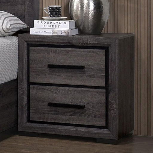 Conwy Gray Night Stand - Carl's Furniture (Garden City, KS)