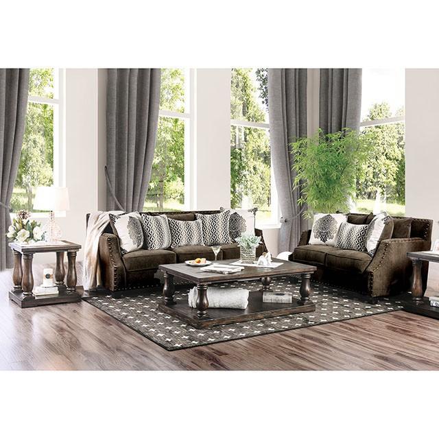 Cornelia Light Brown Love Seat - Carl's Furniture (Garden City, KS)