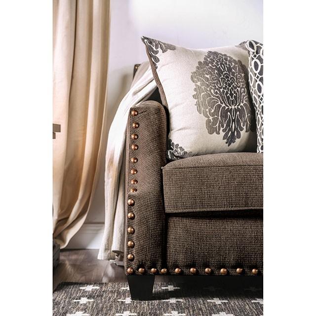 Cornelia Light Brown Love Seat - Carl's Furniture (Garden City, KS)