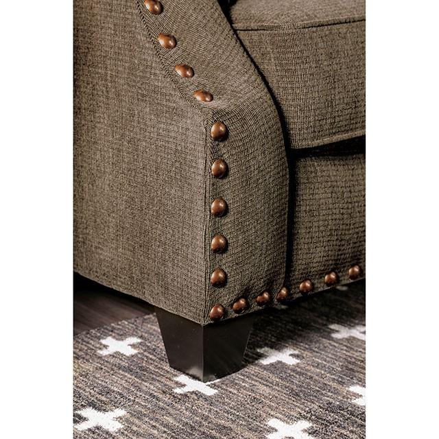 Cornelia Light Brown Love Seat - Carl's Furniture (Garden City, KS)