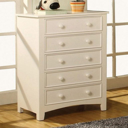 Corry White Chest - Carl's Furniture (Garden City, KS)