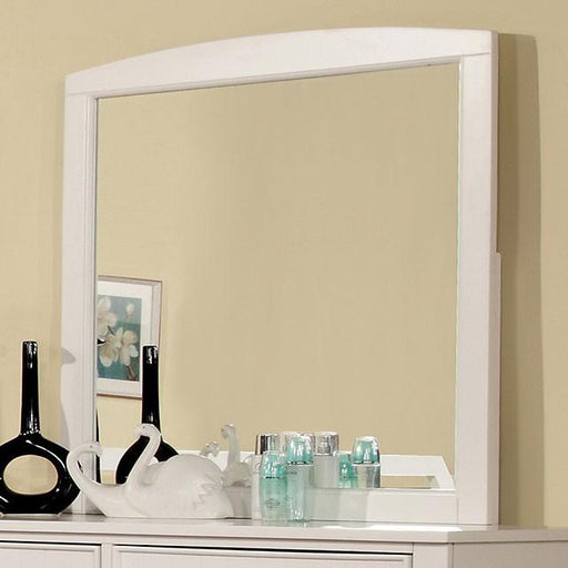 Corry White Mirror - Carl's Furniture (Garden City, KS)