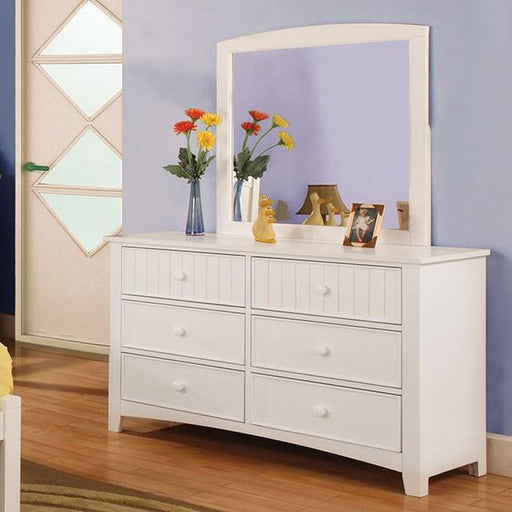 Corry White Dresser - Carl's Furniture (Garden City, KS)