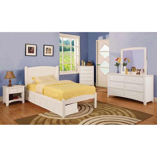 Corry White Media Chest - Carl's Furniture (Garden City, KS)