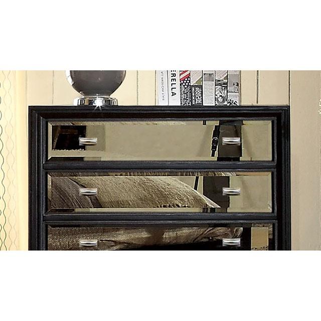 Golva Bed Beige & Black - Carl's Furniture (Garden City, KS)
