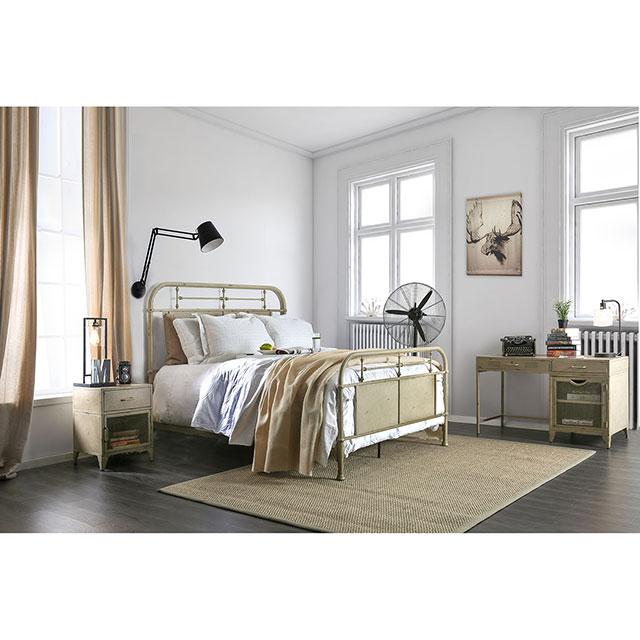 Haldus Cal.King, E.King, & Twin Bed White, Ivory, & Red - Carl's Furniture (Garden City, KS)