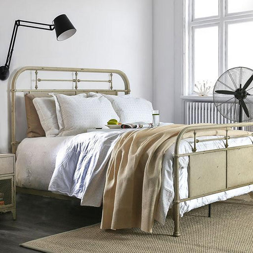 Haldus Bed Ivory, Red & White - Carl's Furniture (Garden City, KS)