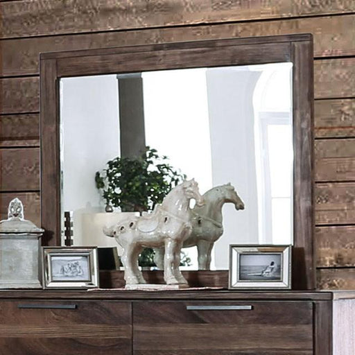 Hankinson Rustic Natural Tone Mirror - Carl's Furniture (Garden City, KS)