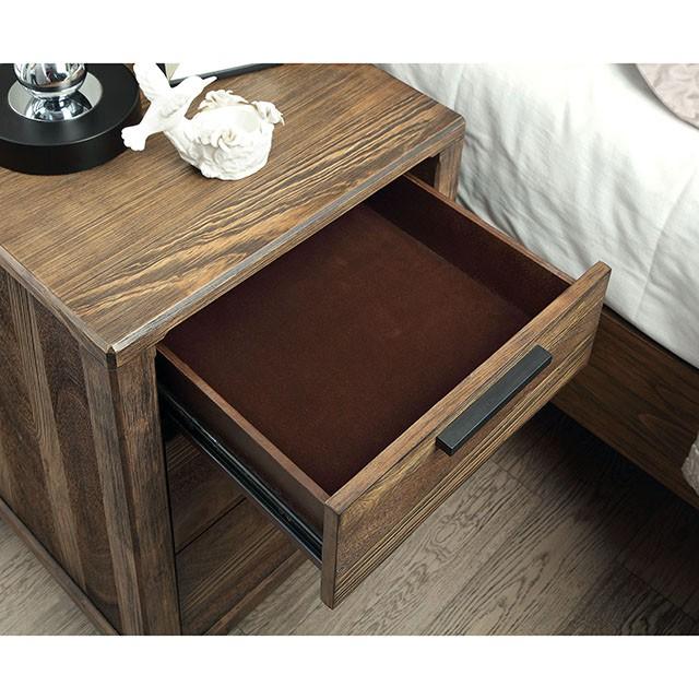 Hankinson Rustic Natural Tone Night Stand - Carl's Furniture (Garden City, KS)