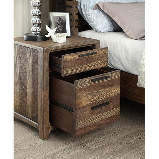 Hankinson Rustic Natural Tone Night Stand - Carl's Furniture (Garden City, KS)
