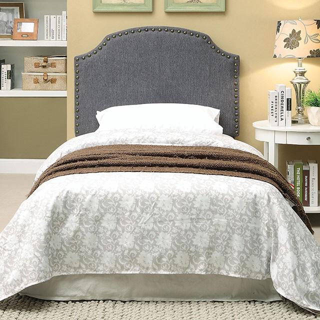 Hasselt King Headboard Gray - Carl's Furniture (Garden City, KS)