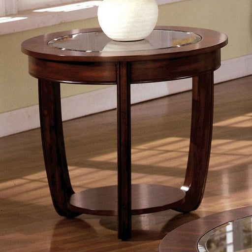 Crystal Falls Dark Cherry End Table - Carl's Furniture (Garden City, KS)