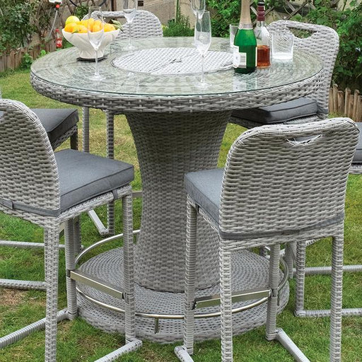Cyprus Round Bar Table - Carl's Furniture (Garden City, KS)