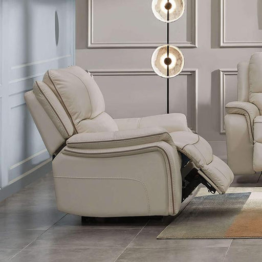 HENRICUS Glider Recliner, Beige - Carl's Furniture (Garden City, KS)