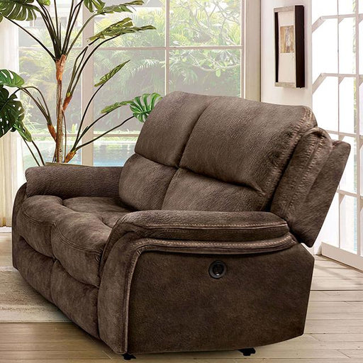 HENRICUS Loveseat, Dark Brown - Carl's Furniture (Garden City, KS)