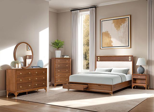 Hepburne E.King & Queen Bed With Storage & Without Storage - Carl's Furniture (Garden City, KS)