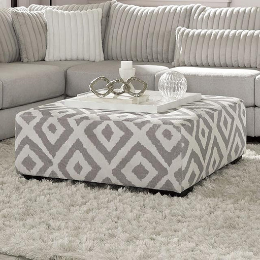 HERMISTON Ottoman, Gray - Carl's Furniture (Garden City, KS)