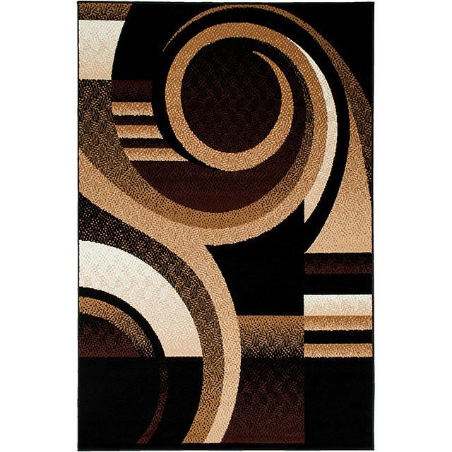Blitar Brown Black, Brown Cream, & Gray 5' X 7' Area Rug - Carl's Furniture (Garden City, KS)