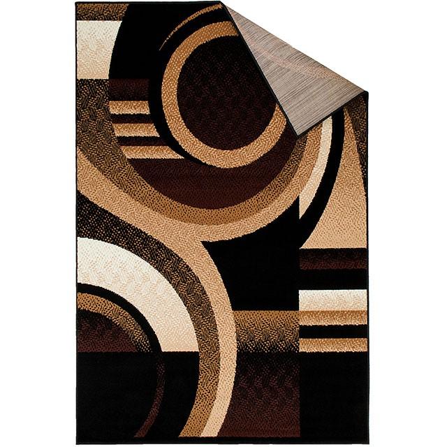 Blitar Brown Black, Brown Cream, & Gray 5' X 7' Area Rug - Carl's Furniture (Garden City, KS)