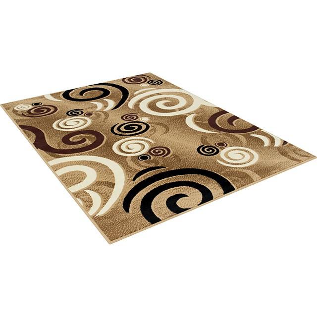 Blitar Brown Black, Brown Cream, & Gray 5' X 7' Area Rug - Carl's Furniture (Garden City, KS)