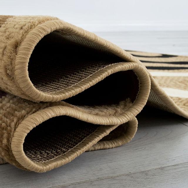 Blitar Brown Black, Brown Cream, & Gray 5' X 7' Area Rug - Carl's Furniture (Garden City, KS)