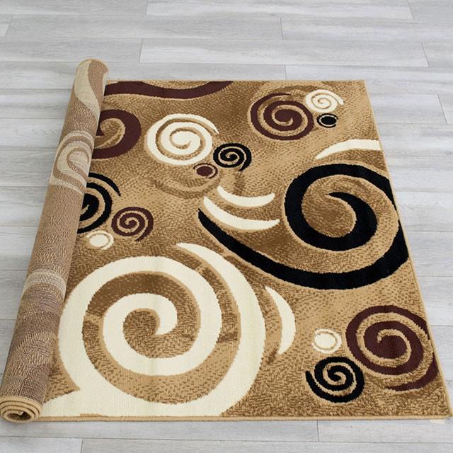 Blitar Brown Black, Brown Cream, & Gray 5' X 7' Area Rug - Carl's Furniture (Garden City, KS)
