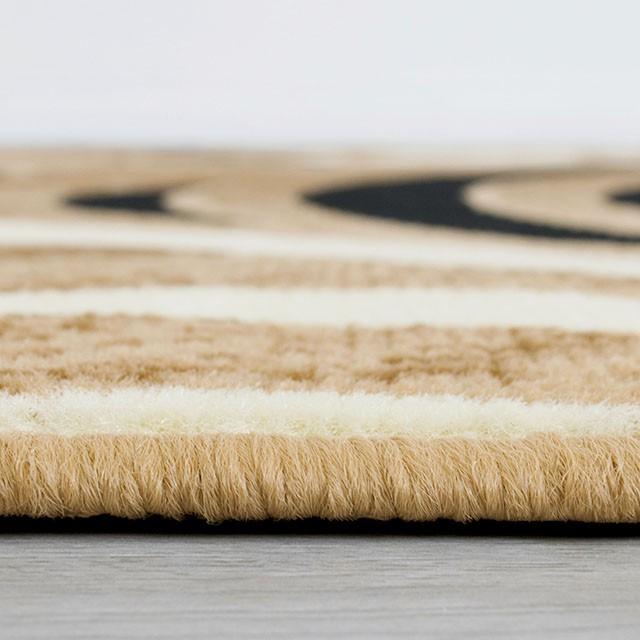 Blitar Brown Black, Brown Cream, & Gray 5' X 7' Area Rug - Carl's Furniture (Garden City, KS)