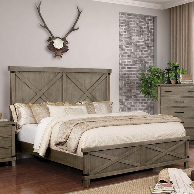 Bianca Bed Brown & Gray - Carl's Furniture (Garden City, KS)